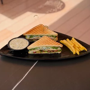 Chicken Spinach Sandwich </br> ساندویچ مرغ و اسفناج